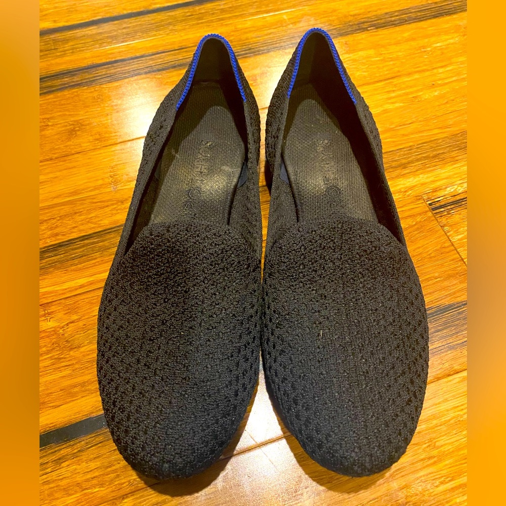 Rothy’s Black Double Stitched Loafer